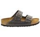 Birkenstock Slippers - Maat 44 - Unisex - donkergrijs