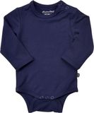 Minymo Romper met lange mouw – Donkerblauw – Maat 50