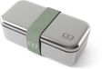 Monbento Sense Lunchbox - Inox - 700 ml - Résistant au four et au micro-ondes - Vert
