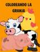 COLOREANDO LA GRANJA: 60 paginas con dibujos grandes y fáciles de animales de la granja para niños de 2 a 5 años