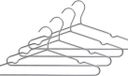 Zeller Kledinghangers - zilver- metaal - 8x stuks - met broekstang - 40 cm