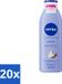 Nivea Lait pour le corps lisse - Beurre de karité - 72 heures d'hydratation - Pour peau sèche - 250 ml - Lot économique