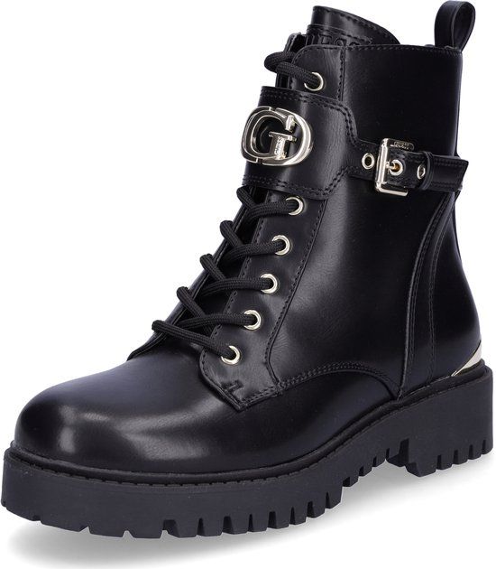 Guess dames veterschoen Olanna zwart