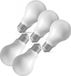 Merkloos / Sans marque Makito Western Europe Stressbal - 5x - lampbolletje - gloeilamp - 10 cm - knijpballetje