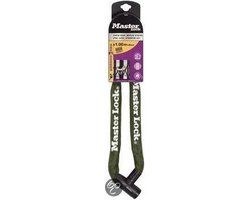 MasterLock kettingslot 1000mm x 8mm - Groen/Zwart - 8023EURD