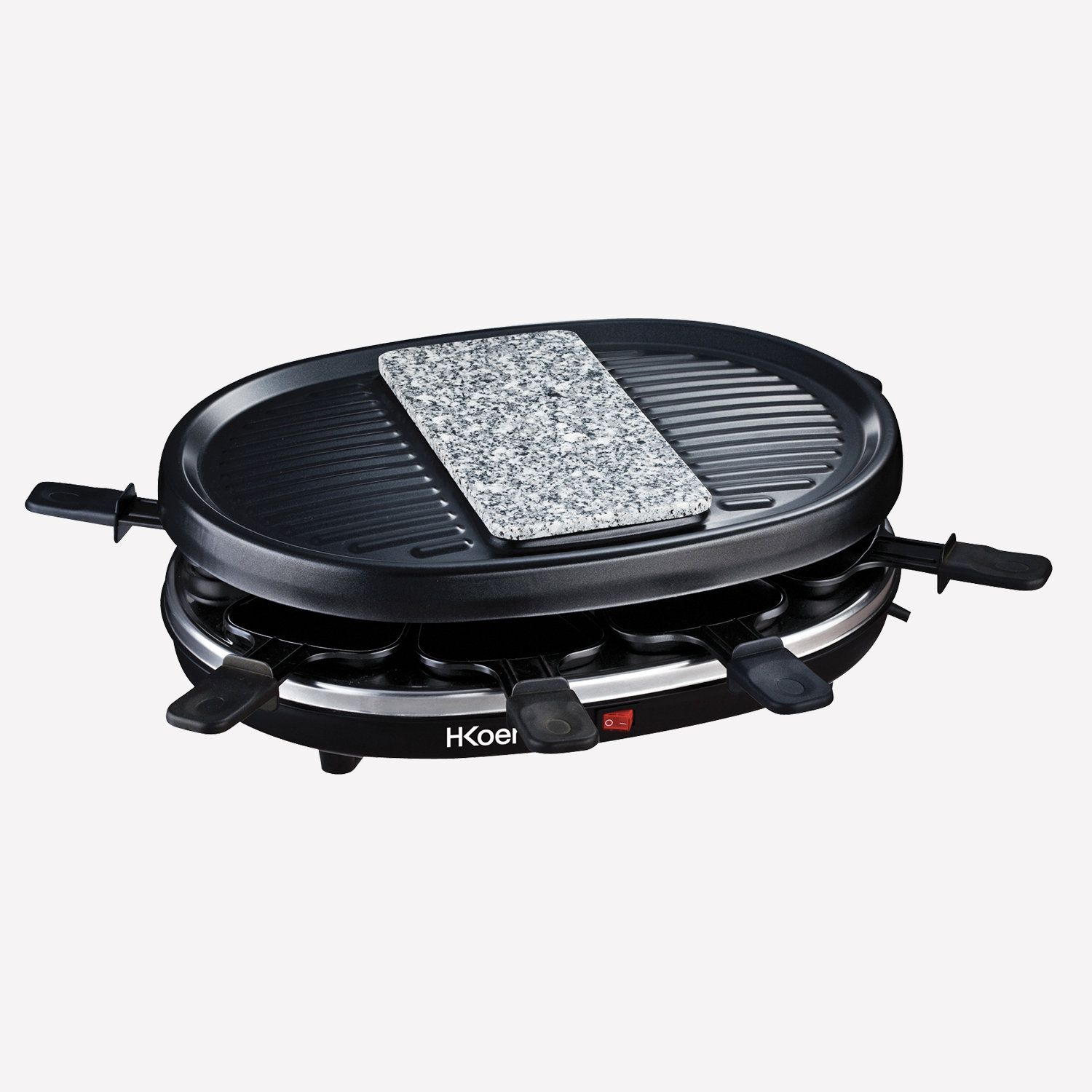 H.Koenig RP80 Contactgrill - Zwart