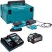 Makita BO 006 CGU101 ponceuse triangulaire sans fil 40 V max. 100 x 150 mm 3,0 mm d'orbite Brushless + 1x batterie 4,0 Ah + chargeur + Makpac