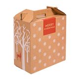 Only Boxes Wijnbox met 6 wijnflessen, bedrukt, 4 stuks
