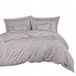 DARYMEX GROUP Luxe Bamboe Katoen Satijn Beddengoed Set STRIPE GREY 180x200cm