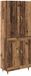 vidaXL Highboard Oud Hout 69,5 x 34 x 180 cm Bewerkt hout