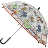 Marvel Bubble paraplu, handmatige opening, superheldenpatroon, gemaakt van 100% POE met glasvezelstructuur, origineel product, ontworpen in Spanje, Meerkleurig, Modern