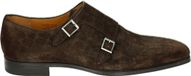 Magnanni 26845 THUNDER Chaussures à boucle Hommes Chaussure à lacets Daim marron Taille 42.5