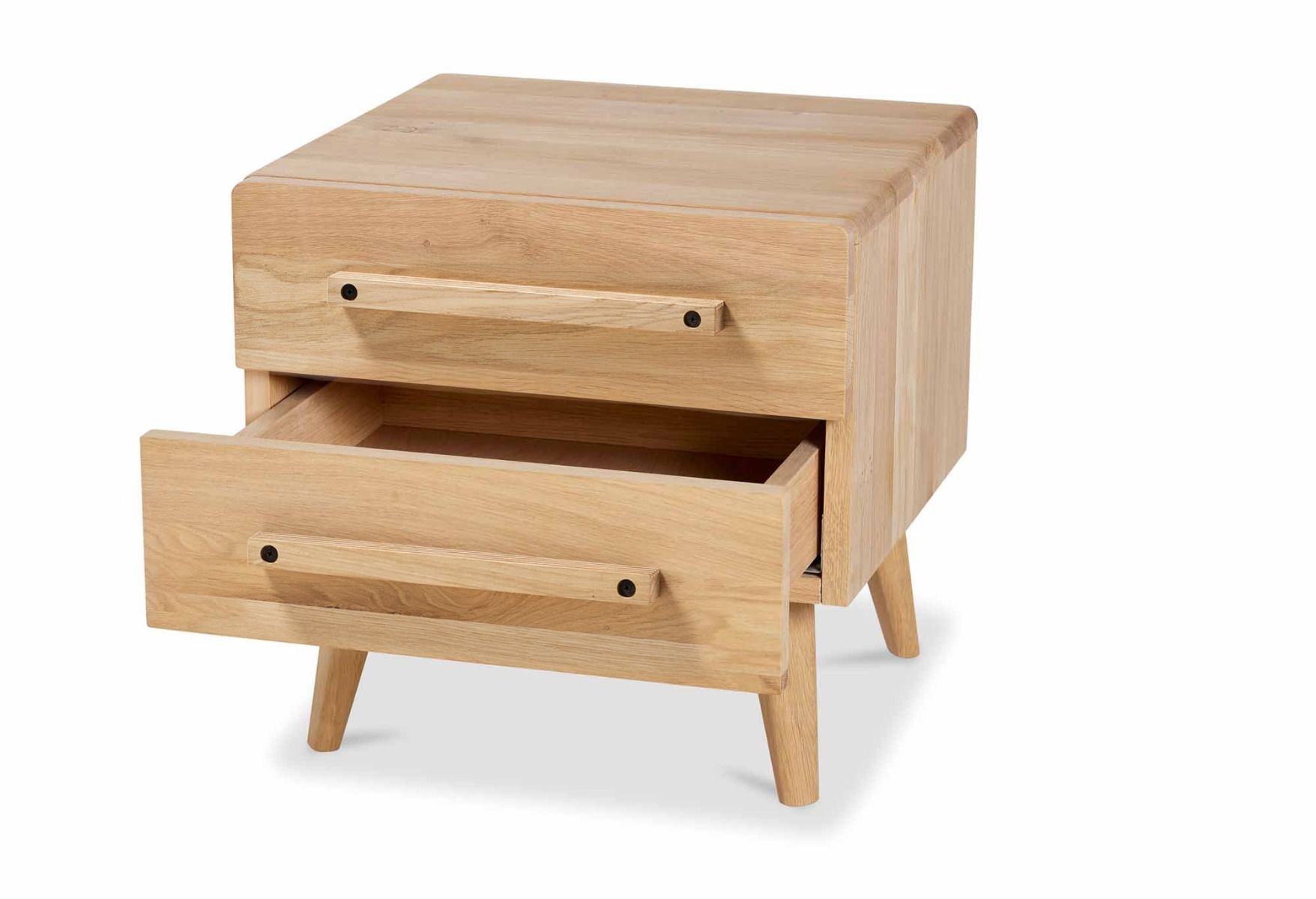 Swiss Sense Nachtkast Balance Curve met uni-houten handvat