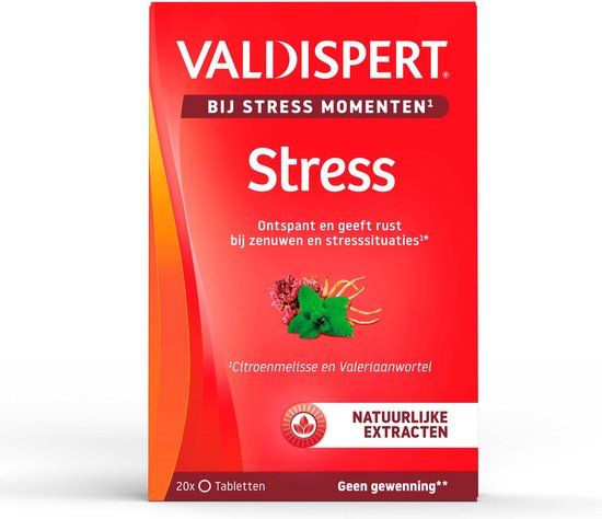 Valdispert Stress - Citroenmelisse - 20 tabletten