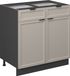 Vicco Fame-Line Keukenonderkast – 80 cm, WB Eik GrijsBeige