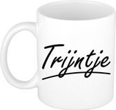 Bellatio Decorations Trijntje Naam Koffiemok - Wit - Keramiek - 300ml