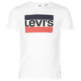 Levi's Sportswear Logo Graphic T-shirt voor heren, Wit