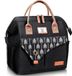 Non-branded Lunch bag - Insulated - for Women and Work - Noir, 10 litres