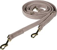 Honden lijn velvet beige S 2m