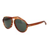 Botaniq Zonnebril BIS-7020 102 57 Bruin Acetaat Piloot Unisex