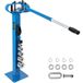 VEVOR Buigpers Buigmachine Pijpstaal, 111,76 cm Telescopische Buisbuiger, 5/16 x 1-1/4 inch en 1/4 x 1-15/16 inch Capaciteit Zacht Staal Pijpbuiger, Pijpbuigerset met 7 Matrijzen en 3 Ringen