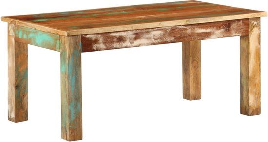 VidaXL Salontafel 100x55x45 cm massief gerecycled hout