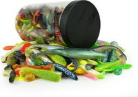 Eurocatch - Softbait Kunstaasset Pot 800g - Assortiment - Kunstaas - Shads - Twisters