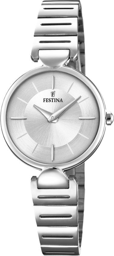 Festina F20319/1 Mademoiselle - Horloge - Staal - Zilverkleurig - Ø 29 mm