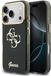 Guess Housse arrière pour Apple iPhone 18 Pro - HC IML 4G Script Metal - Noir