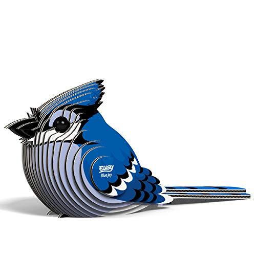 Eugy Eco-Friendly 3D-puzzel (Blue Jay)