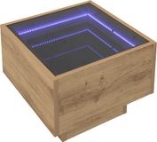 vidaXL Salontafel artisanaal eikenkleurig 40 x 40 x 30 cm
