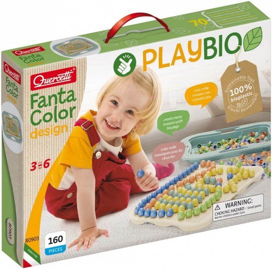 Quercetti Mozaïk Fantacolor Junior 164-delig - Multicolor