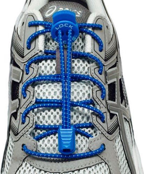 Lock Laces Royal Blue - Sportveters - Elastische veters - Hardlopen - Running