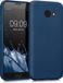 kwmobile telefoonhoesje geschikt voor Samsung Galaxy A5 (2017) - Back Cover - TPU - Metallic Blauw
