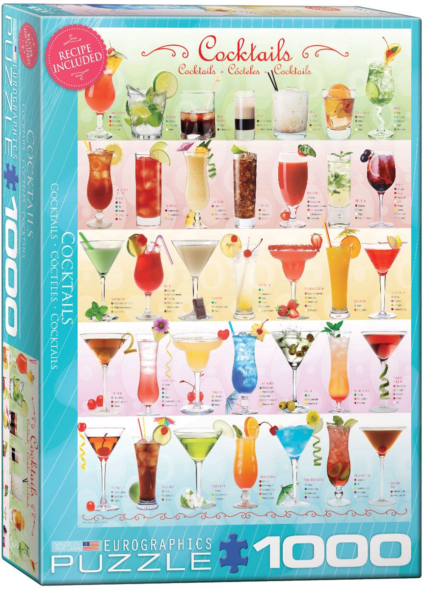 Eurographics Cocktails 1000pcs Puzzle