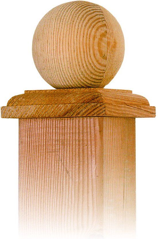Intergard Paalornament bol, geimpregneerd grenen 101mm