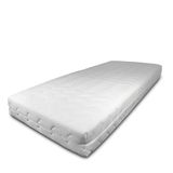 BONEX Premium matrashoes Fontana 80x200 19-21 cm hoog, geschikt voor mensen met allergieën, wasbaar op 60 graden, ritssluiting aan 4 zijden, wit