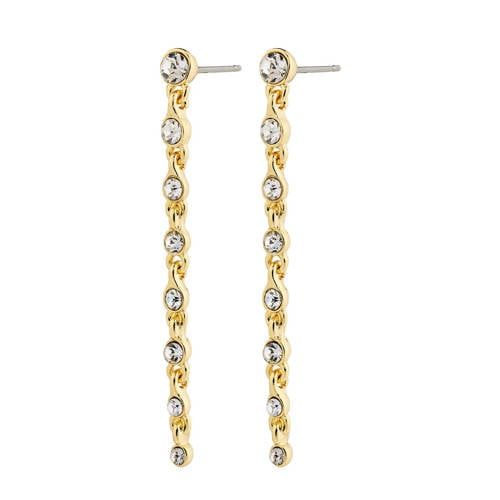 PILGRIM gold plated oorbellen Imogene