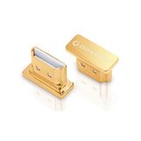 Oehlbach 55062 XXL HS Caps - HDMI-beschermkappen/afsluitkap, 4 stuks verguld, iPhone 7/8/SE 2020, grijs, Eén Maat