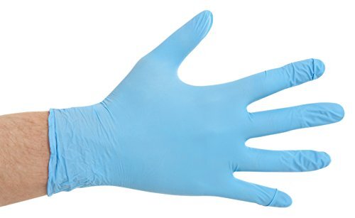 - Nitril handschoen maat XS poedervrij (blauw, 100 stuks)