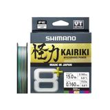 Shimano Kairiki 8+ Gevlochten Vislijn 300 M Transparant 0.160 mm