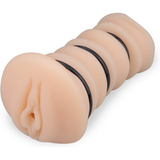 Sextoy 2-en-1 vaginette + 3 anneaux