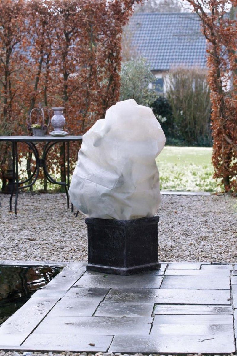 Nature Winterhoes van polypropyleen - 50 gr / mÂ² - Ø 100 cm x 1,50 m - Beige