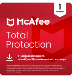 McAfee Total Protection - 1 Installatie - Jaarabonnement - PC, mobiel & tablet