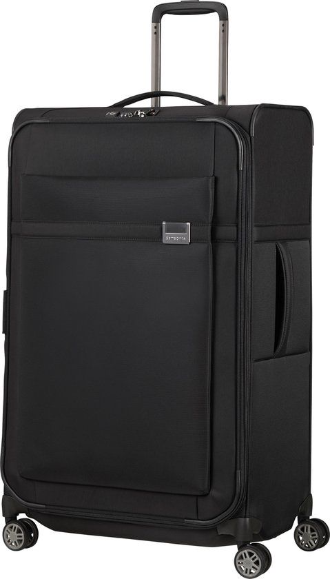 Samsonite Airea Spinner 78/29 - Black - Large - Softcase - 4 Wheels - TSA Lock - 120L