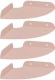 vidaXL Hoek Plank Roze 15 x 15 x 2 cm