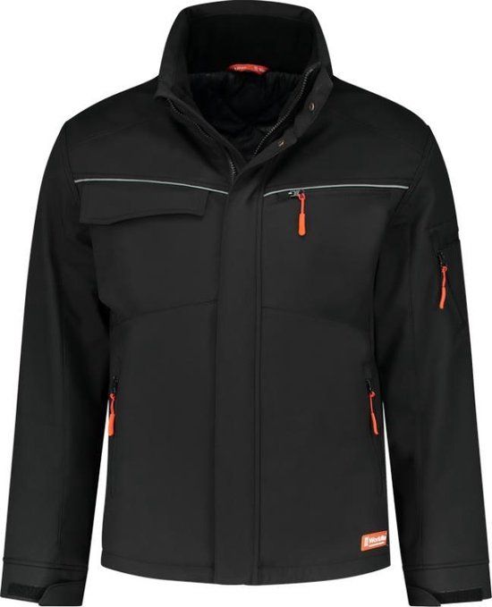 Workman Winter Softshell Jack 2536 - Zwart - 3XL