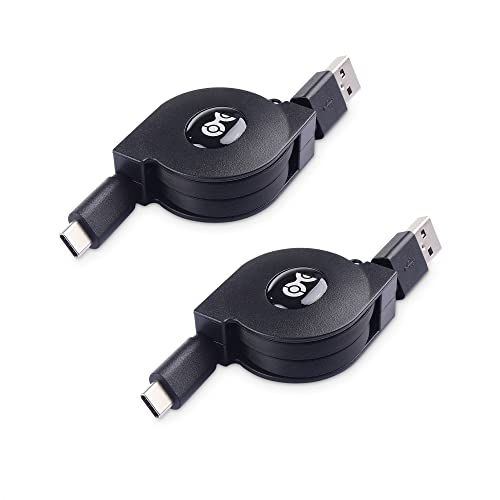Cable Matters korte intrekbare USB-C-kabel (intrekbare USB-C-naar-USB-kabel) - 1 mtr.