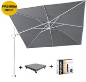 Platinum Challenger T2 zweefparasol 300x300 cm wit