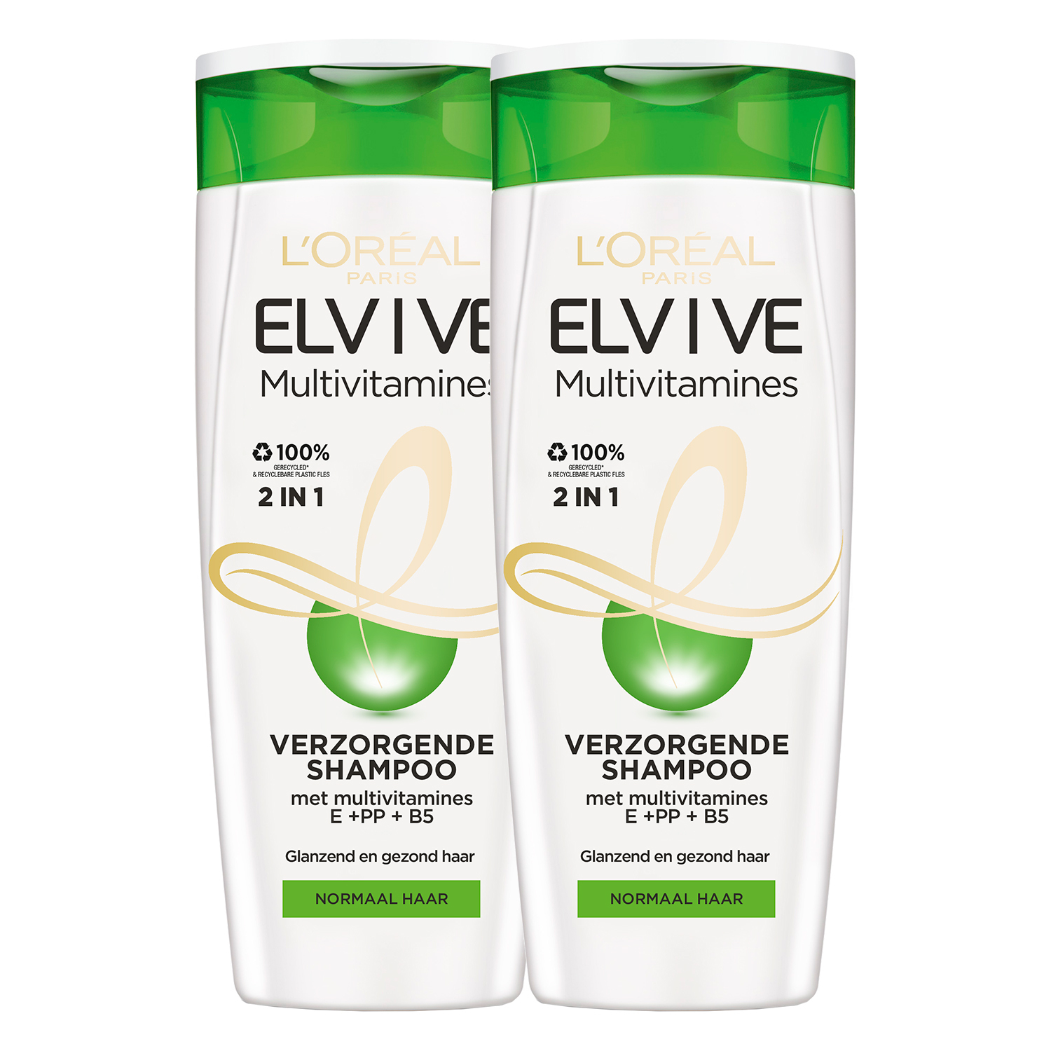 L'Oréal Elvive Multivitamines 2-in-1 - Voordeelverpakking 2 stuks - 250 ml - Shampoo
